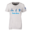 LADIES THINK BLUE TEE